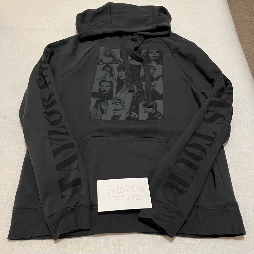 Taylor Swift Eras Tour Black Hoodie Size Medium
